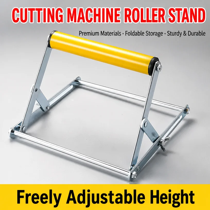 Adjustable Height Table Saw Roller-Stand Attachment,Cutting Machine Miter Saw Roller Support Stand For Woodworking Support Frame