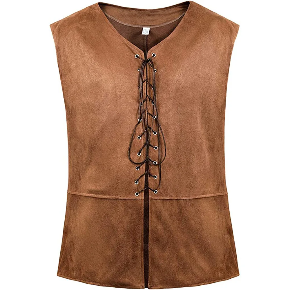 Chaleco Medieval Renacentista Pirata Gótico Steampunk con Cinturón, Chaqueta Étnica para Mujer, Traje de Escenario, Producción China