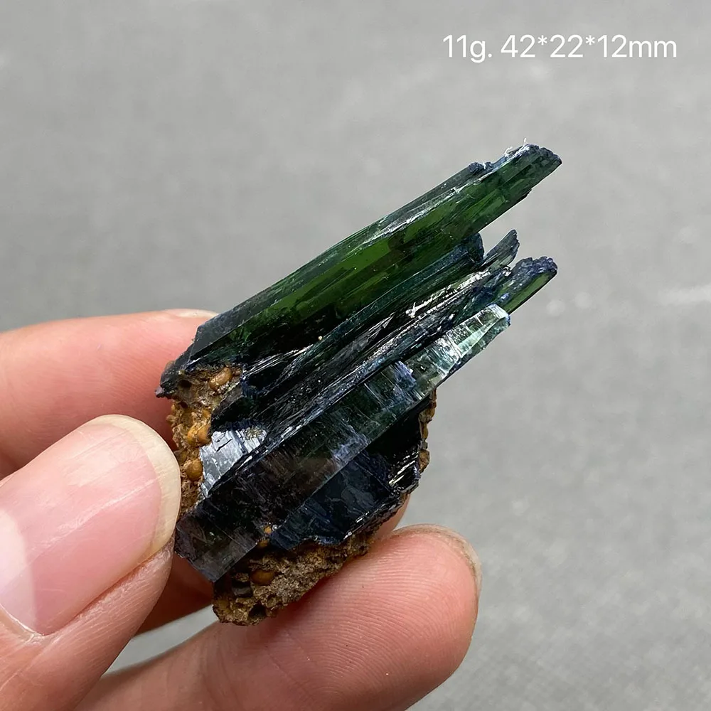 100% natural rare Brazil Vivianite （Blue ironearth） mineral specimen stones and crystals healing crystals quartz