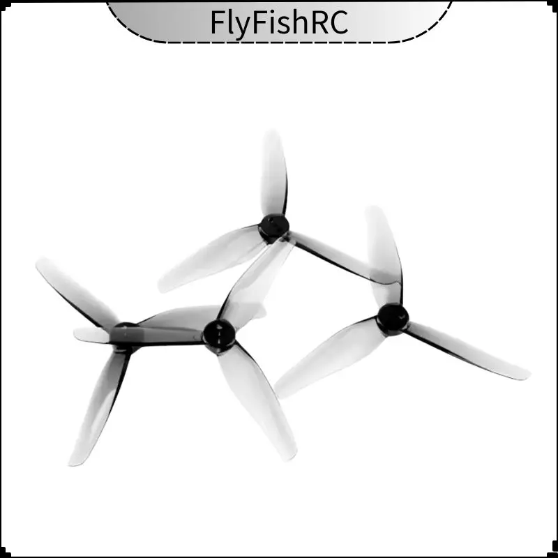 

4Pairs HQProp T3.5X2.5X3 Grey 3.5inch 3 blade Poly Carbonate Propeller Compatible with FPV RC Frame