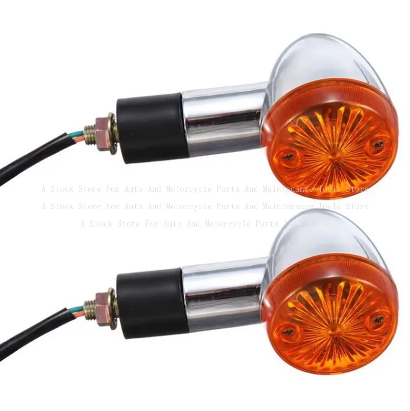 For Motorcycle Retro Prince Modified Turn Signal CG125GN125 Turn Light, Bullet Harley Modified Command Light