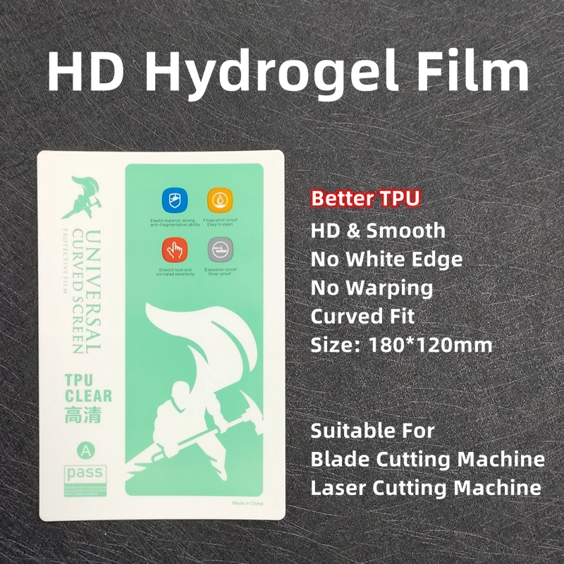 50pcs Matte Hydrogel Film LCD Screen Protector For All Mobile Phone Blade Cutting Machine Frosted HD Hydrogel Film TPU Protector