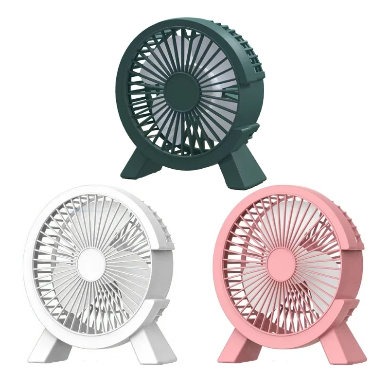2023 New Retro USB Desktop Fan Without Battery Personals Small Table Air Circulators