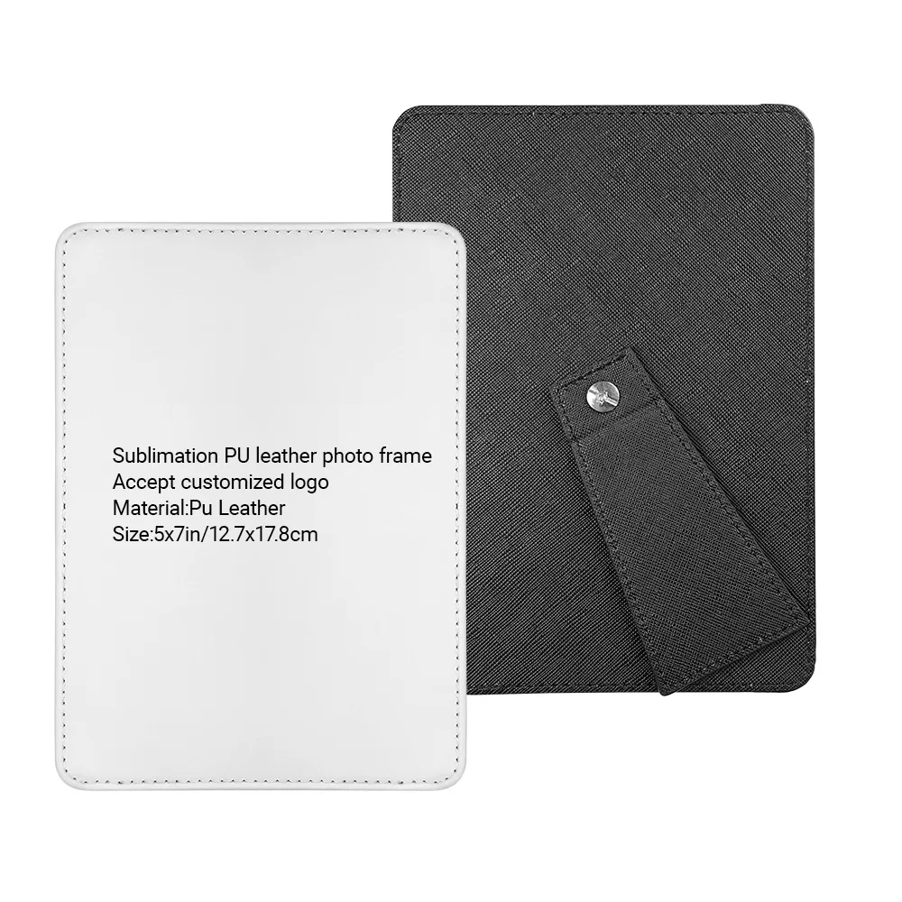 Wholesale Thermal Transfer Photo Frame PU Blank Photo Frame Thermal Sublimation Album Home Decoration Table Gifts