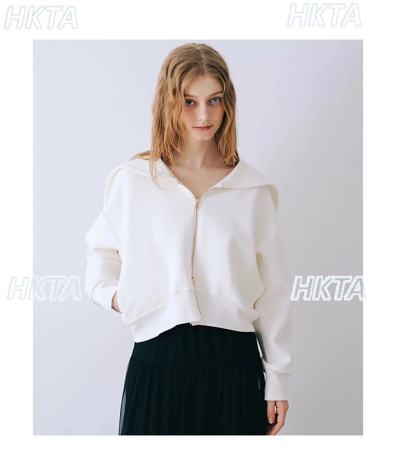 

Original Japanese Style Large Lapel Embroider Cute Casual Sweatshirt Outwear Spring New Fashion Gray Sweatshirt Hoodies Cardigan