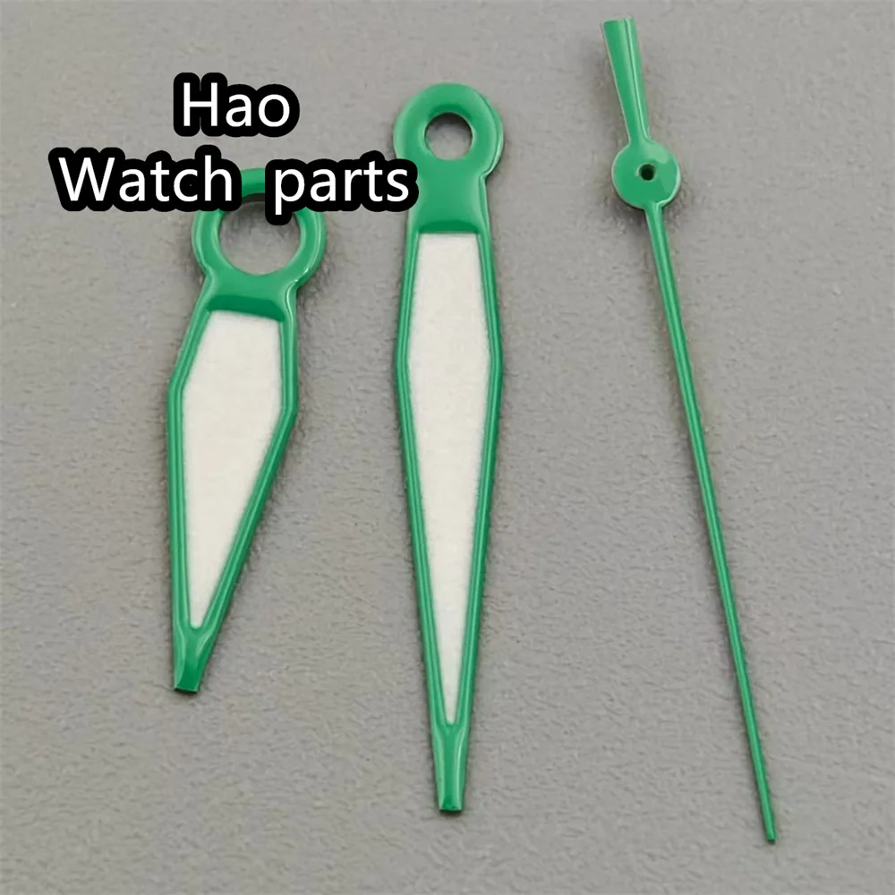 BLIGER Watch Hands Gold Rose Gold Green Hands C3 Green Luminous Fit NH35 NH36 Movement