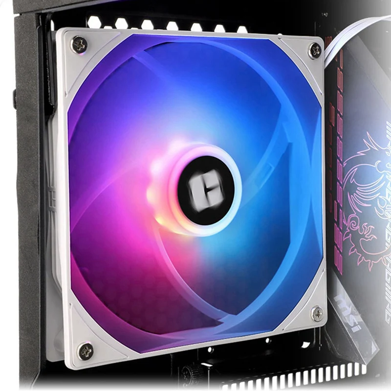 مروحة تبريد وحدة المعالجة المركزية ABDE-Thermalright 14 سم ARGB PC تدعم مزامنة اللوحة الأم PWM/ARGB