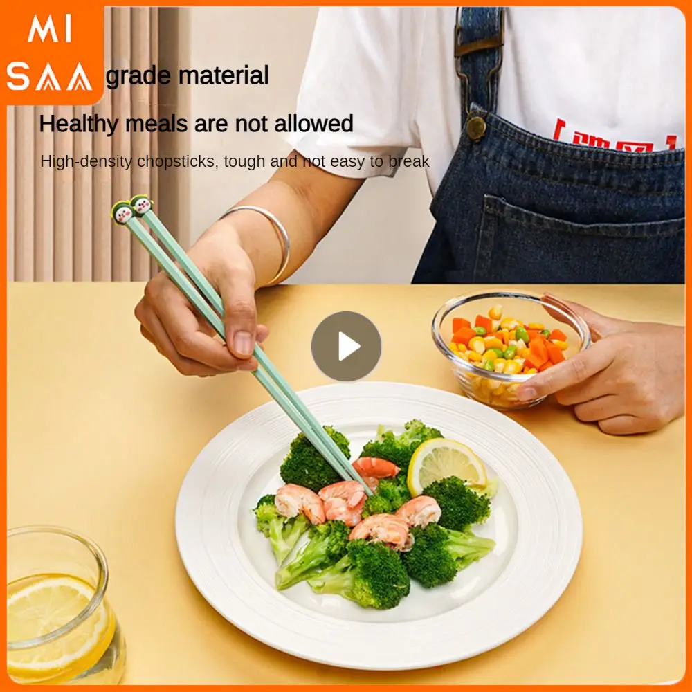 Chopsticks Unique Design Durable Pet+glass Fiber 24.3 * 0.7cm Gifts For Foodies Alloy Chopsticks Easy To Disinfect Easy To Clean