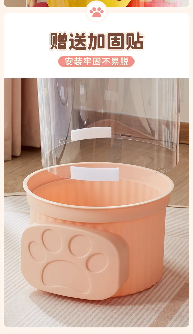Opbergbuis voor speelgoed, transparante organizer voor pluche dieren, transparante opbergcontainer voor poppen, grote pluche speelgoedhouder, speelkamer en slaapkamer