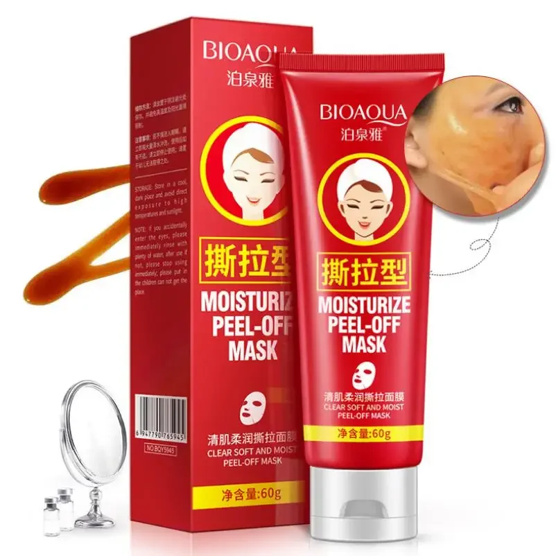 

BIOAQUA Blackhead Removal Tearing Mask Acne Treatment Black Head Deep Cleaning Moisturizing Oil Control Shrink Pores Face Care