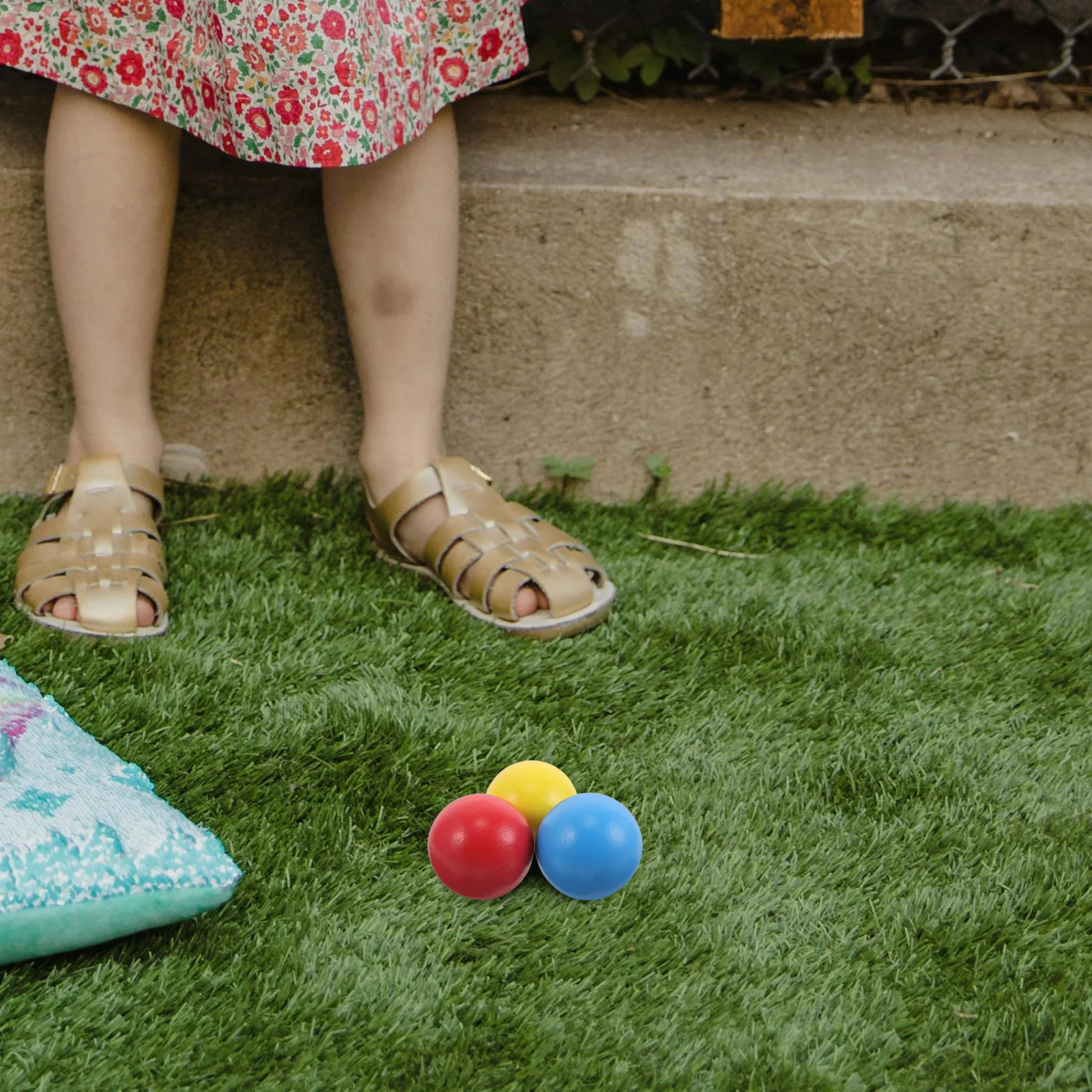 Bulk houten ballen 3-delig natuurlijke houten bollen voor vervanging van croquet buitenspellen achtertuin speeltijd peuteractiviteitenset