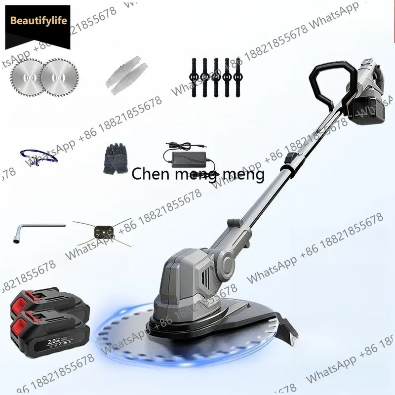 

Электрическая газонокосилка A601 для дома, компактная, с литиевой аккумуляторной батареей, инструмент для стрижки газона, электрический садовый инструмент