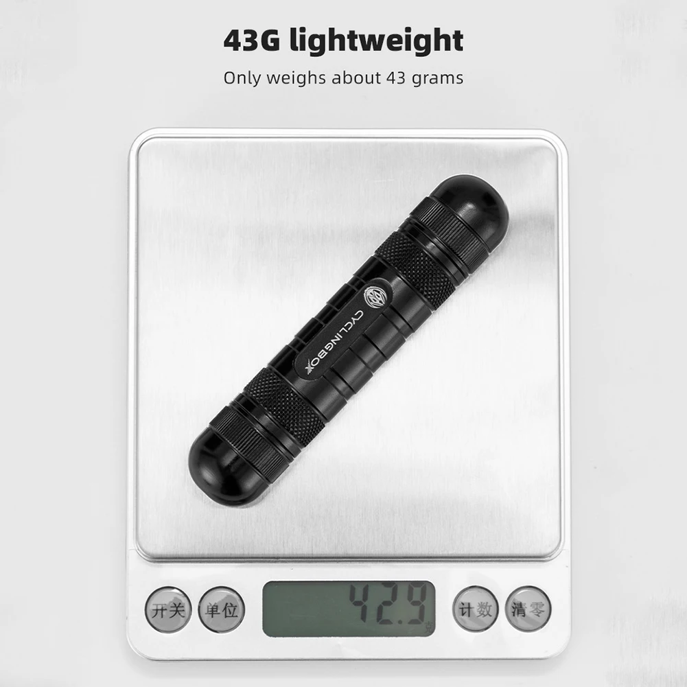 CYCLINGBOX دراجة لايحتاج الإطارات طقم تصليح سبائك الألومنيوم إطارات الدراجة المطاط المشارب أدوات معدات ركوب الدراجات