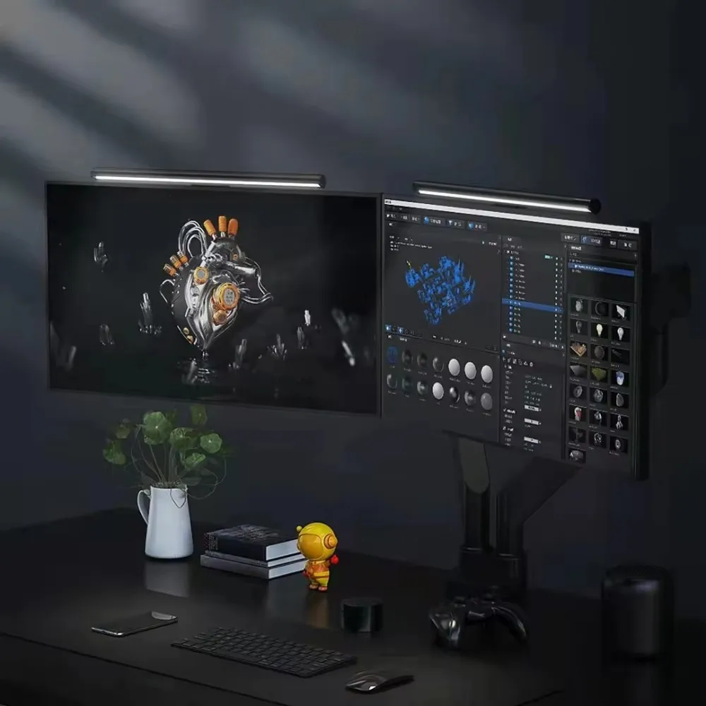 LYMAX M2/M2Plus Desk Lamp Screen bar Display Hanging Light Eye Protection PC Computer Monitor Light Bar Wireless Remote Control