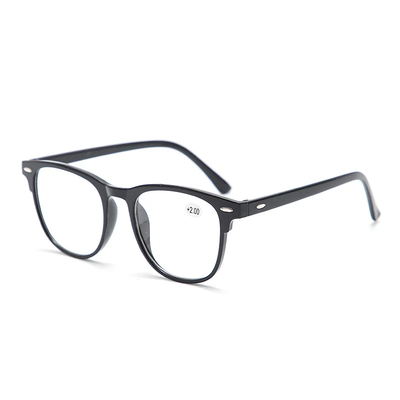 Modische Lesebrille für Herren und Damen, HD-Linse, runder Rahmen, Presbyopie-Brille +1,0 bis +3,0, ultraleichte Brille – Detail 9