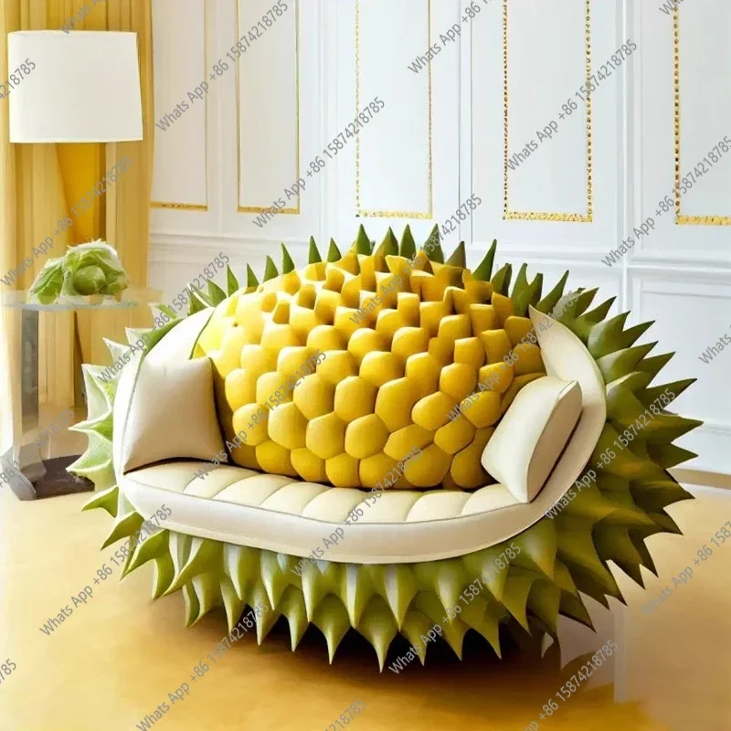 

YX Creative Designer Modern Soft Bag Sofa Chair Simple Design Sense Fashion Home Simulation Durian Chair Home