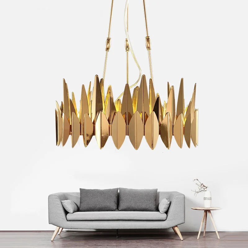 Postmodern Minimalist Living Room Fashion Nordic Neoclassical Personality Creative Art Restaurant Lamp Designer Pendant Light