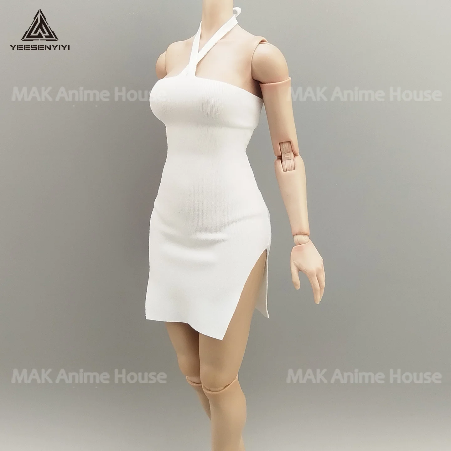 1/6 مقياس مرونة الإناث ضيق ملزمة تنورة قصيرة تشيباو الملابس نموذج ل 12 ''أنثى عمل الشكل الجندي الجسم الدمى