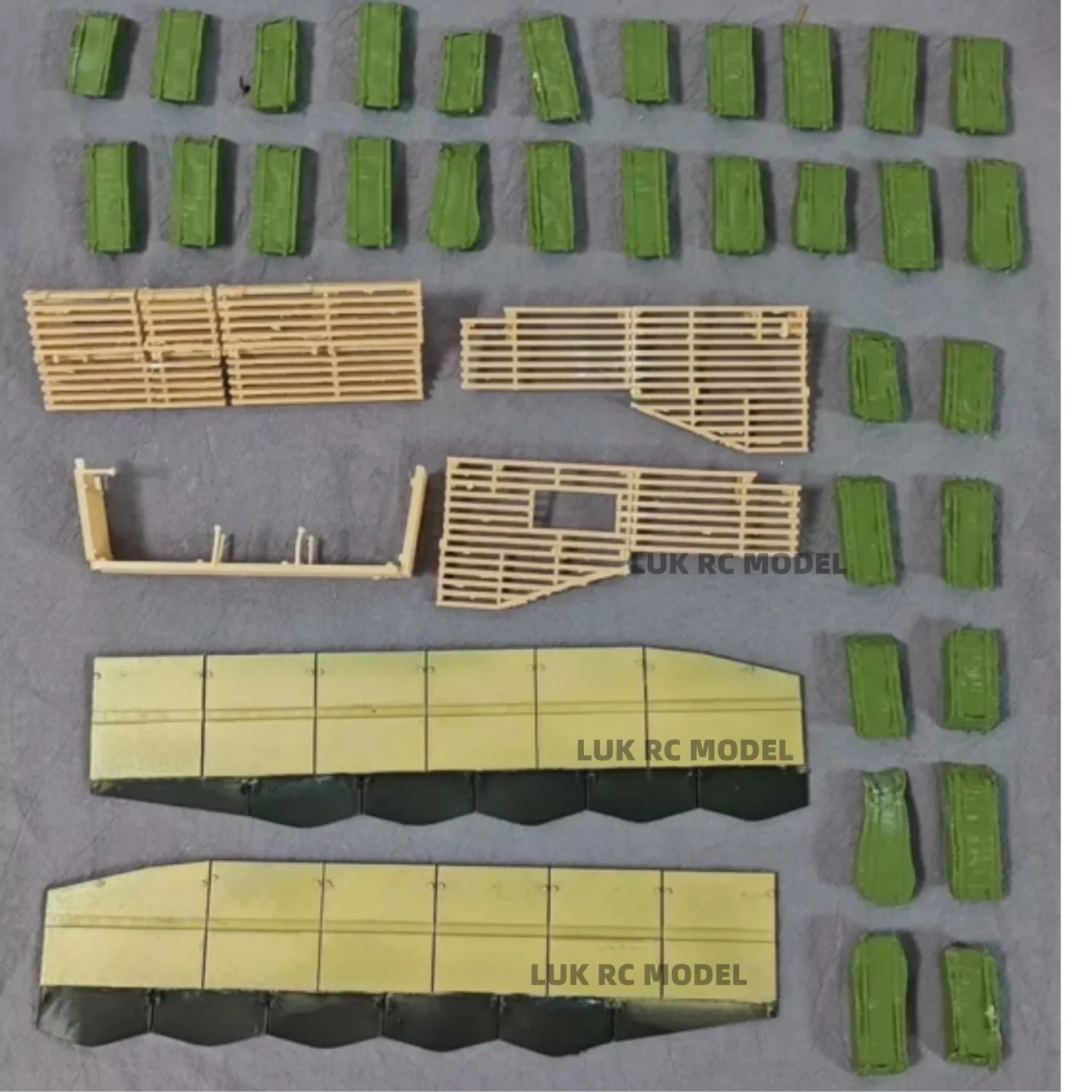 T90 Additional Armor Anti Side Protective Fence Tail Grille for 1/16 RC Tank HENG LONG DIY Part Chinese Toy Boy Gift