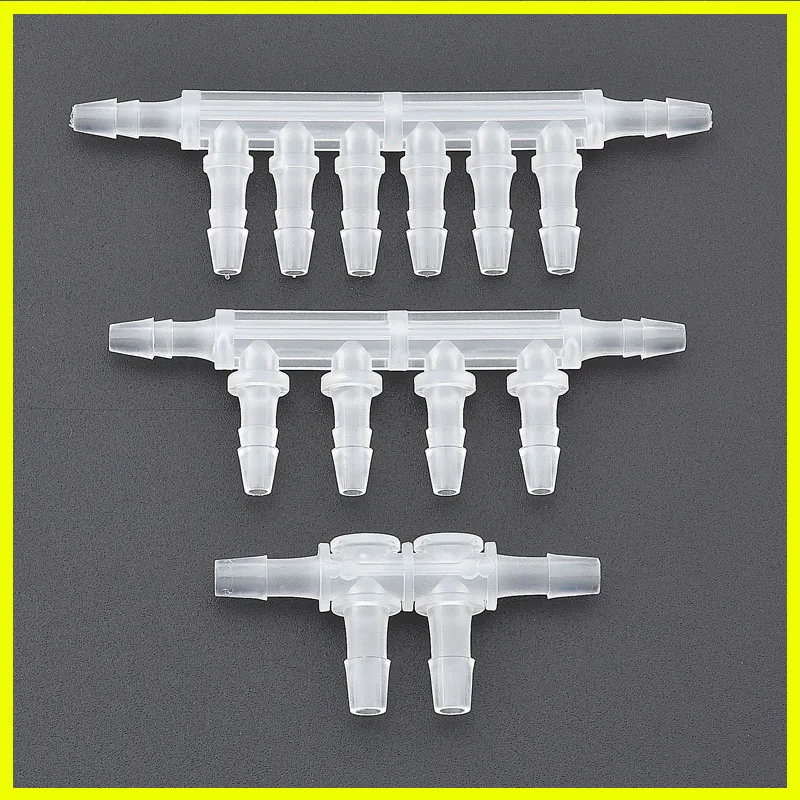 5PC Inkjet Printers Spare Parts Ink Tube Connector 4 6 8 Way Hose Ink Pipi Connector DTF Printer White Ink Circulation Connector