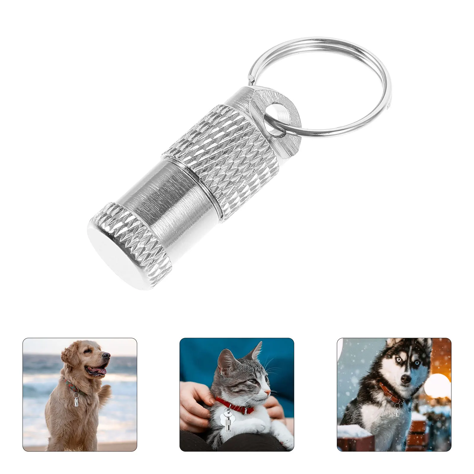

4Pcs Openable Pet Id Tags Dog Tags Metal Durable Stainless Steel Pet Tag Charms Dog Tag Stainless Steel Charms