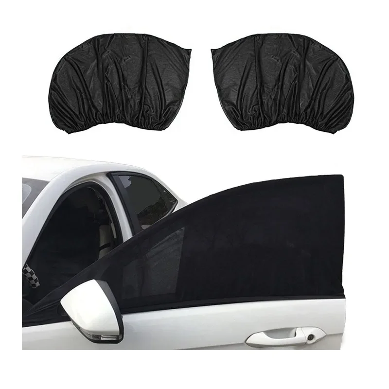 

SUV Curtains Protection Repellent Mosquito Mesh Net Sunshade Auto Car Sunshade Curtains Universal Side Window Shades