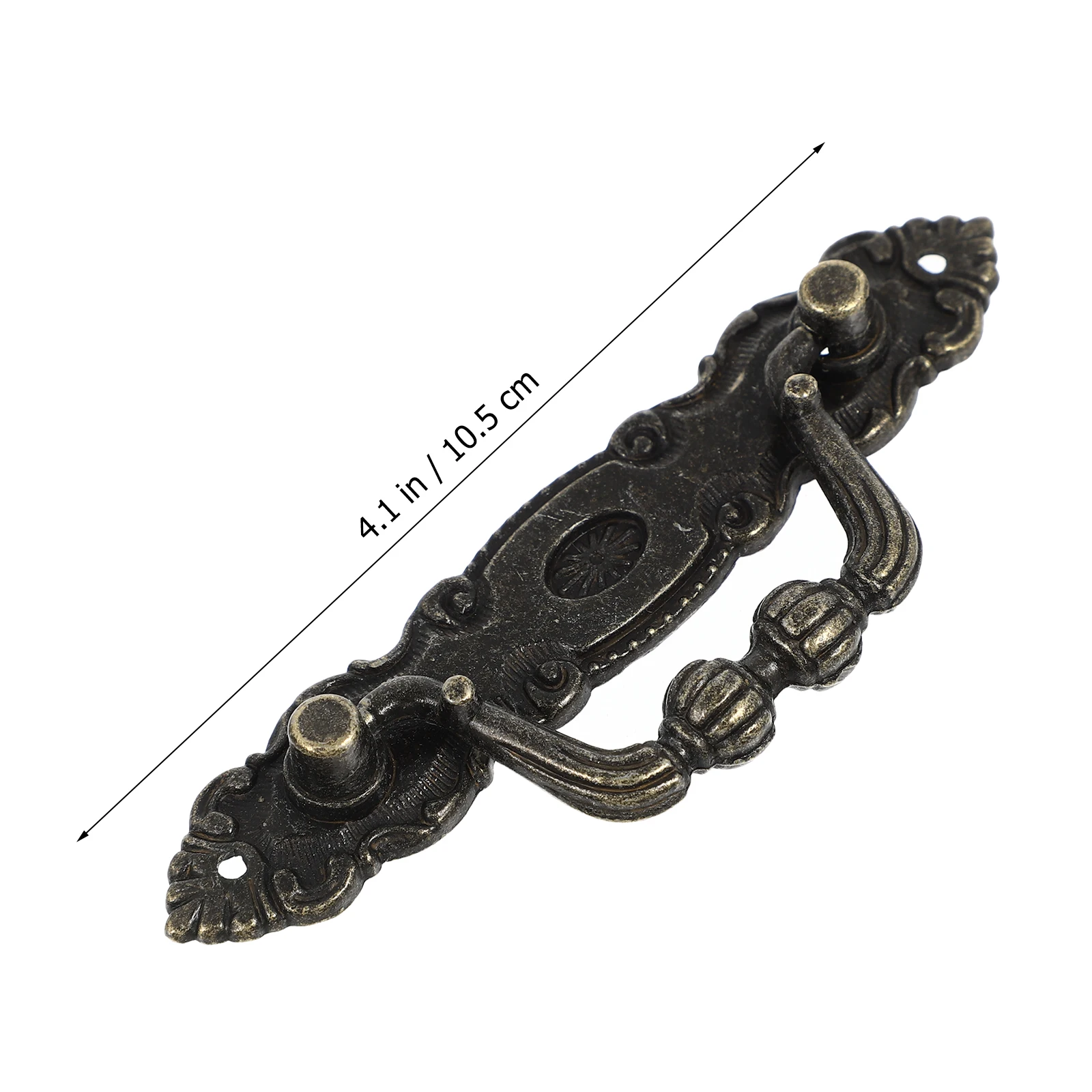

6Pcs Zinc Alloy Antique Drawer Pulls European Style Handles For Cabinets Dressers Cupboards Home Decoration