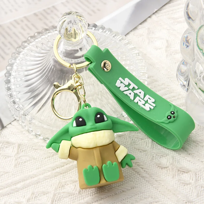 Star Wars Silicon Pvc Good-looking Keychains for Men Women Anime Cartoon Cute Key Chain Students Fashion Key Ring Gifts view 2