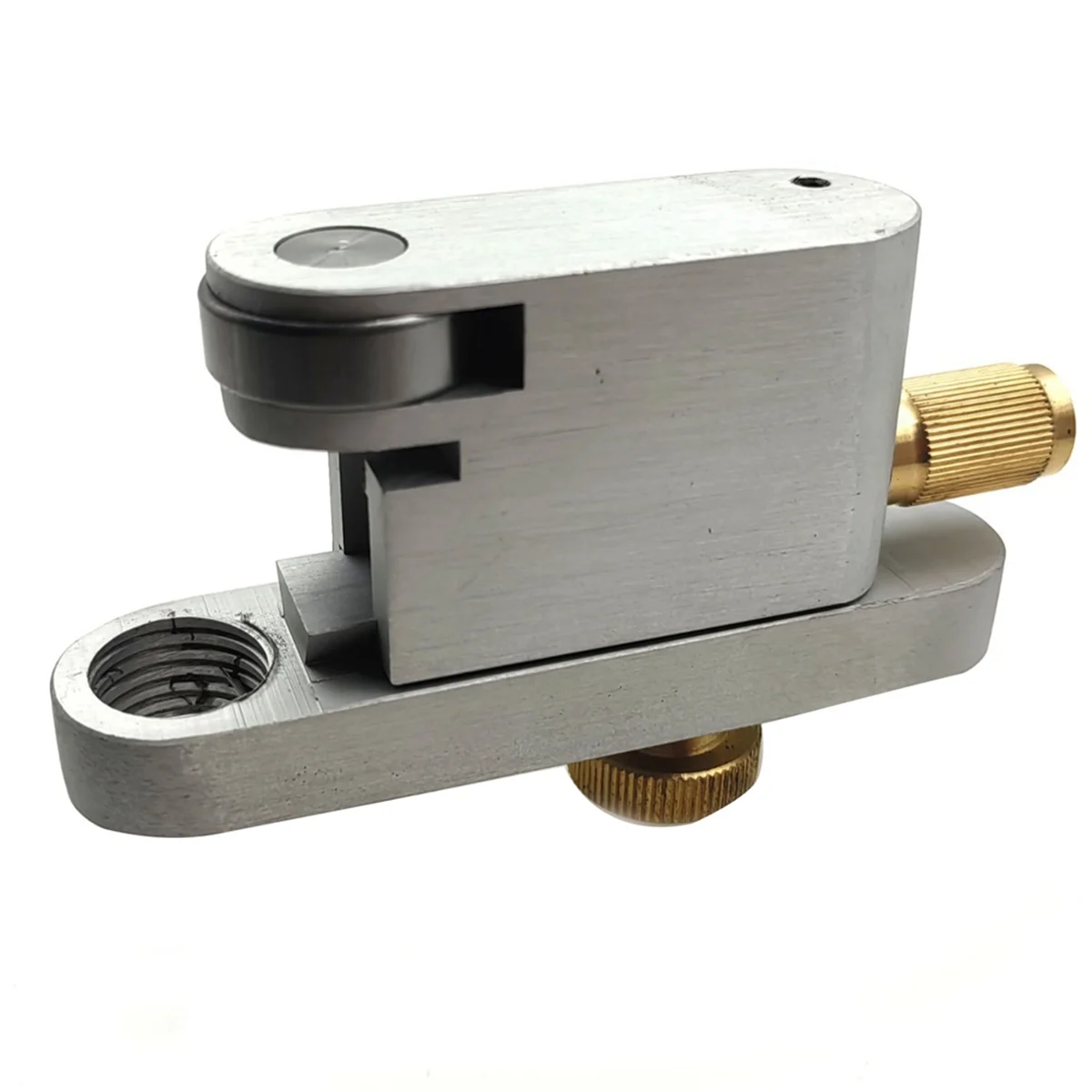 

Violin Purfling Groover Jig Violin Edge Soundhole Router Guide Tool Violin Making Luthier Tool Silver