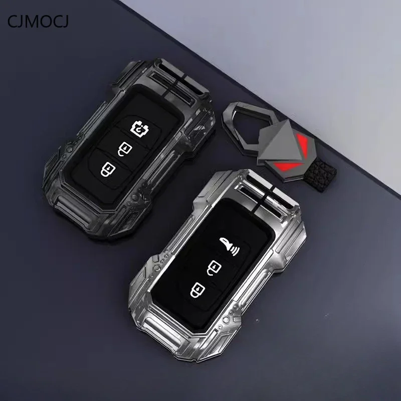 

For BAIC Huansu S3/S2/S5/S6/H2/H3 Series Zinc Alloy Car Remote Key Case Cover Shell Keychain Accessories