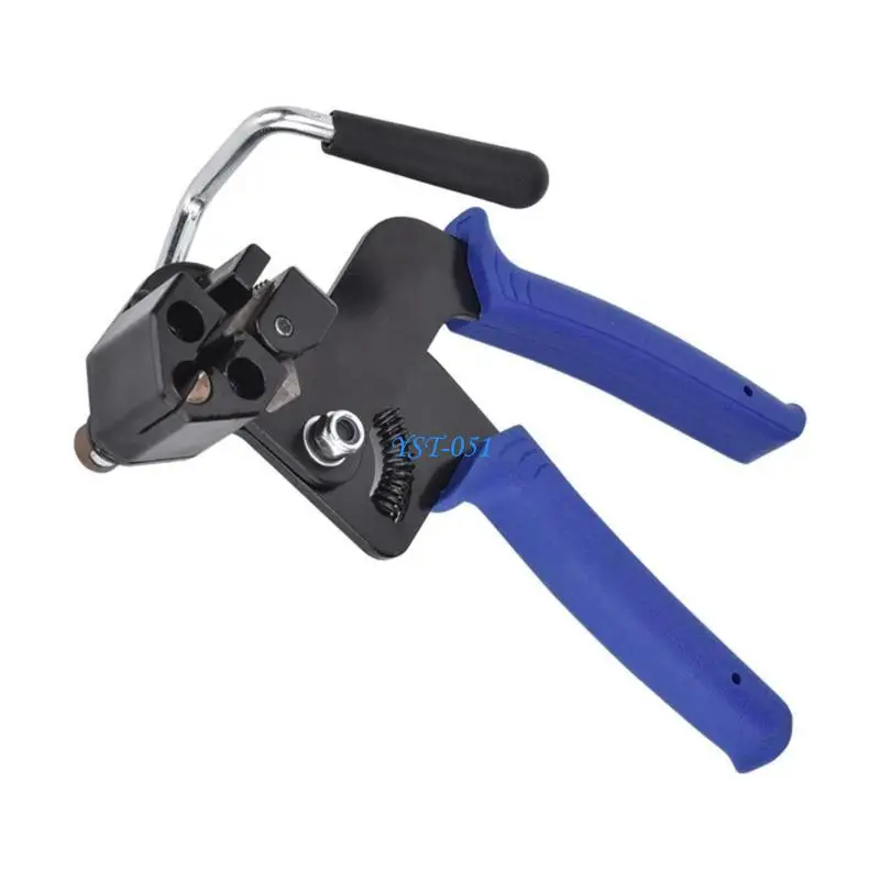 

E15A Stainless Steel Metal Tie Guns Cable Tie Pliers Metal Cable Tie Tool, Cable Tie Guns for Tightening Cut Cable Tie