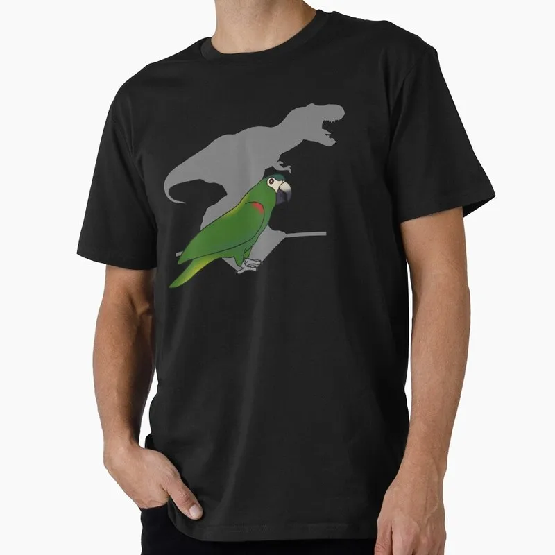 Hahn's Macaw parrot Funny Cockatiel Gift T-shirt Birds T-Rex Shadow Graphic Clothes All Size Tops Unisex Tee S-6XL