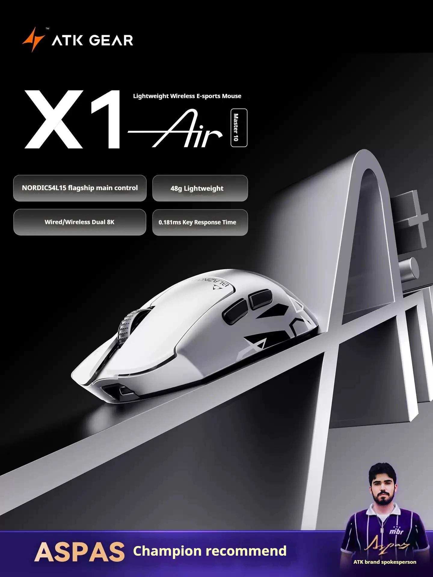 souris-sans-fil-atk-x1-v2-ultimate-20-paw3950-ultra-legere-54g-750ips-0163ms-faible-latence-650ips-accessoire-gamer-nouveaux-cadeaux