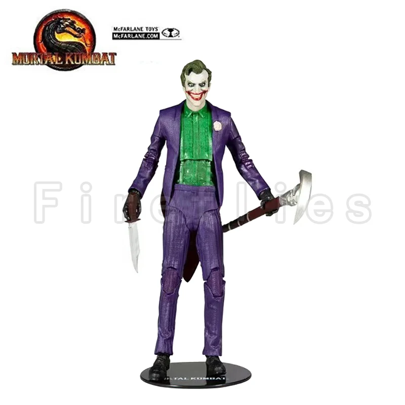 7inches McFARLANE Action Figure Mortal Kombat XI The Joker Anime Model For Gift Free Shipping