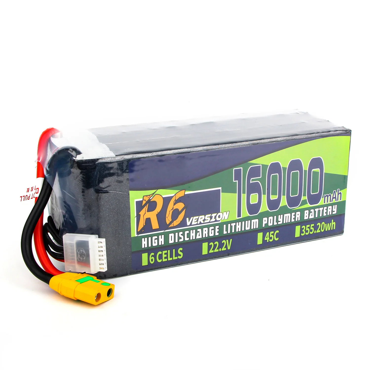 

16000mAh-6S1P polymer lithium battery, model aircraft battery 22.2 V remote control