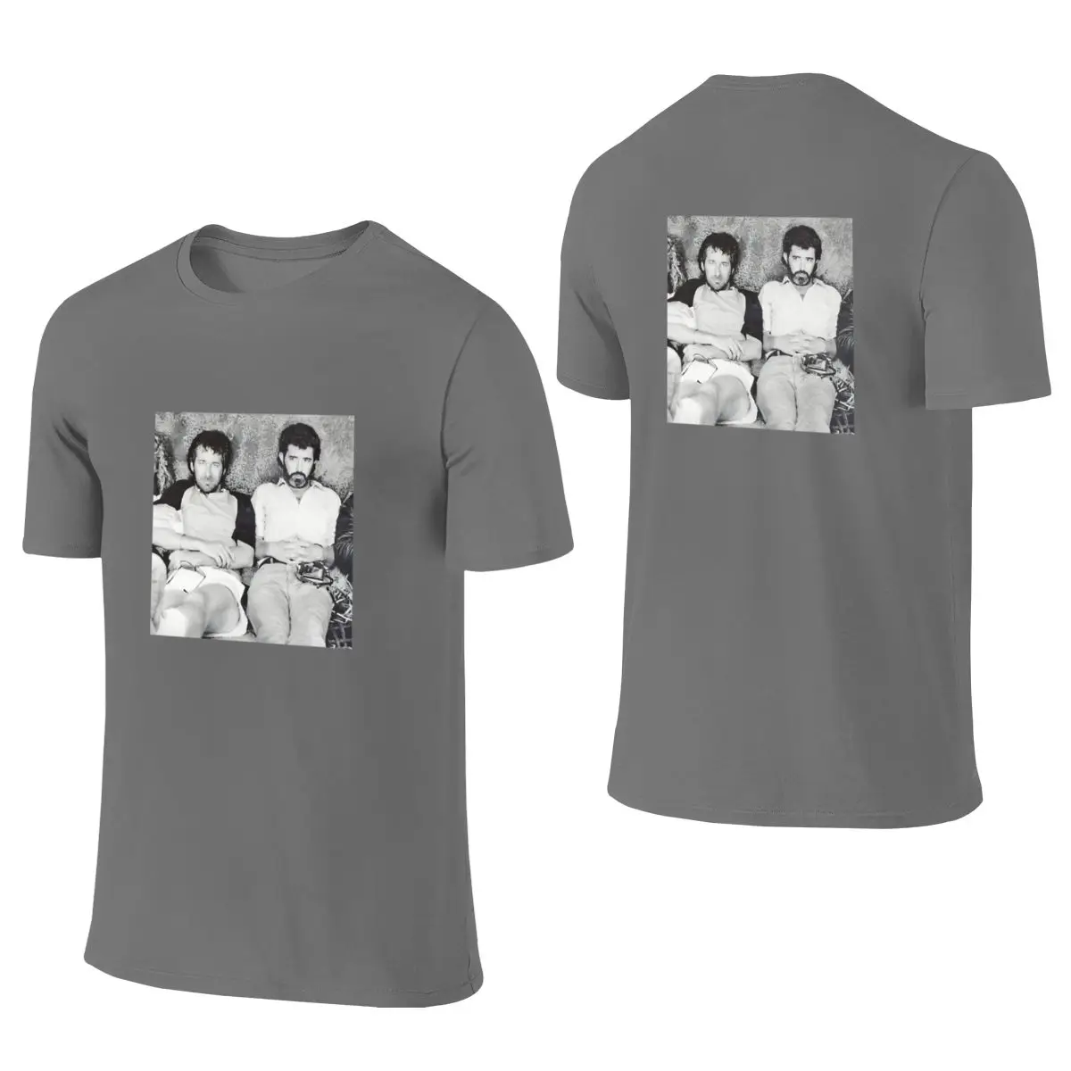 SPIELBERG LUCAS Simple Reversible T-shirt Street Hip-Hop Trendy And Personalized T-shirt