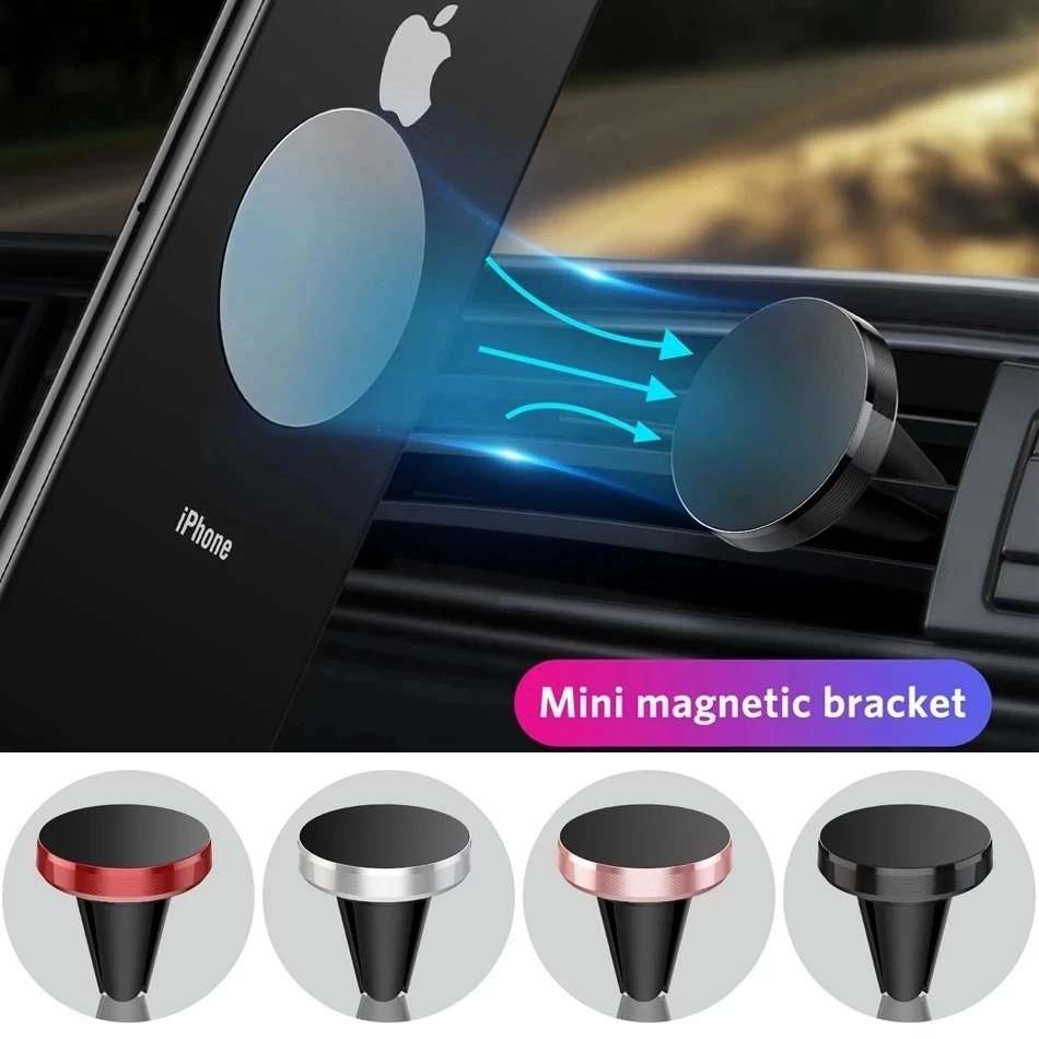 Magnetic Car Phone Holder Magnet Air Vent Smartphone Mobile Stand Cell GPS Support For iPhone 14 13 12 XR Xiaomi Huawei Samsung