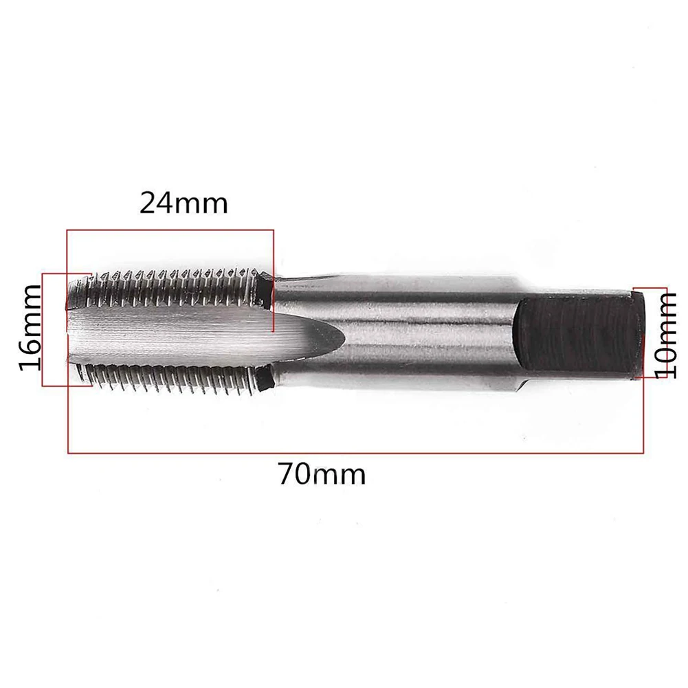 High Speed Steel Screw Threaded Tap 3/8-18 NPT Taper Pipe Tap For Cutting Pipes Internal Threads Maintenance Repair Hand Tools