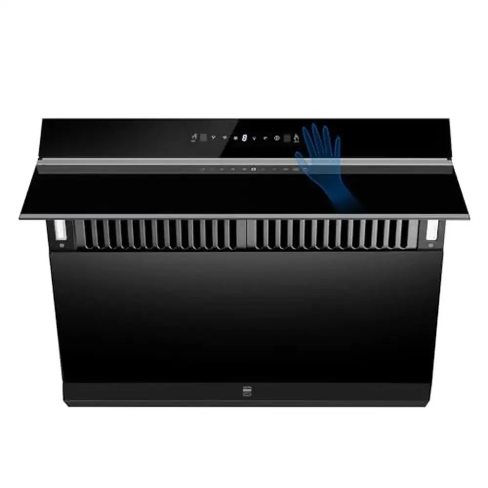 Kitchen Range Hood 30 inch 900 CFM Auto-cleaning Gesture Touch Control Wall Mount Under Cabinet Cooker Hood 3-Speed LED Light