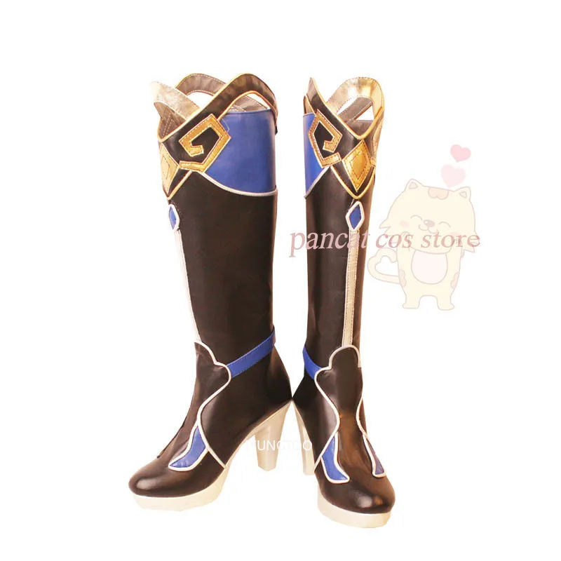 

Honkai Star Rail Anime Jingliu Cosplay Shoes Comic Anime Game Cos Long Boots Cosplay Costume Prop Shoes for Con Halloween Party