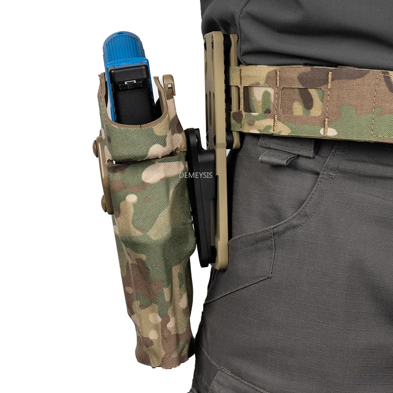 Tactical 6 Degree Holster Cant Adapter Outward Tilt Mounting Plate for Modular Holster Adapter Drop Plate Extra Clearance