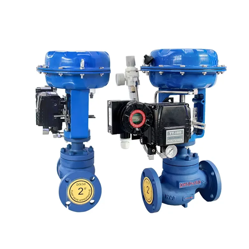 Covna 2 Way Water Air Oil Liquid Control Dn20~Dn300 Pneumatic Flange Globe Valve Pneumatic Diaphragm Regulating Valve