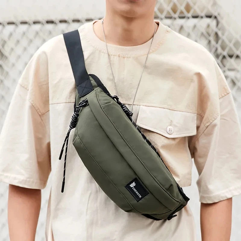 Waist Bag For Men High Qualit Belt Bag Chest Phone Pouch Casual Crossbody Shoulder Bags Fashion Unisex Travel Sport Purse Pocket