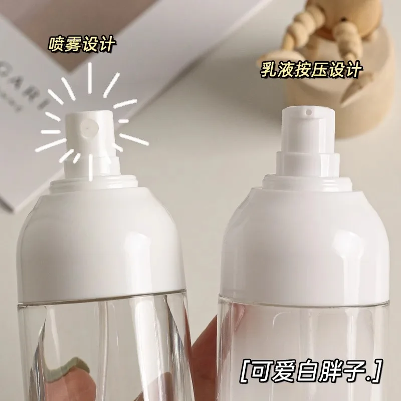 Butelka z pompką do kremu, szamponu, plastikowa, przenośna, wielokrotnego użytku, na balsamy, olejki eteryczne, narzędzia podróżne, pusty pojemnik na kosmetyki.