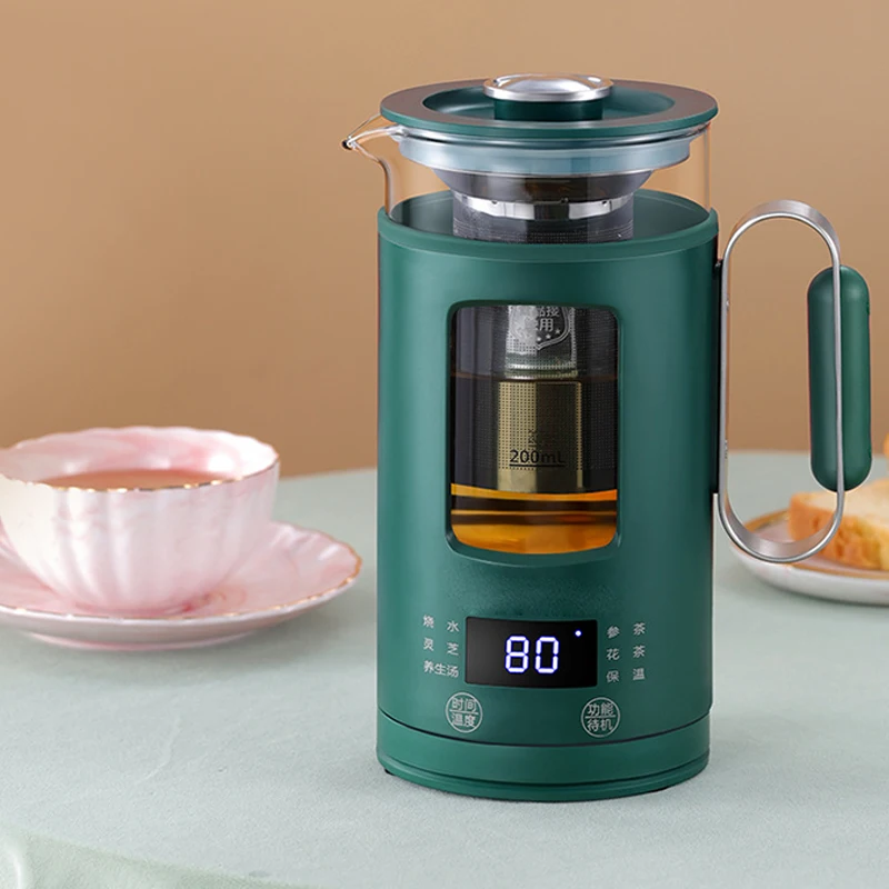 Мини-чайник электрический стеклянный с нагревом и регулируемой температурой, 220 В