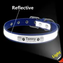 Leather Pet Collar Personalized #3