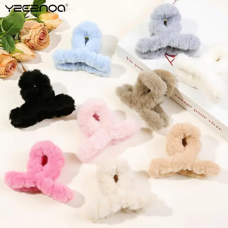 

1 шт., плюшевая мультяшная заколка для волос