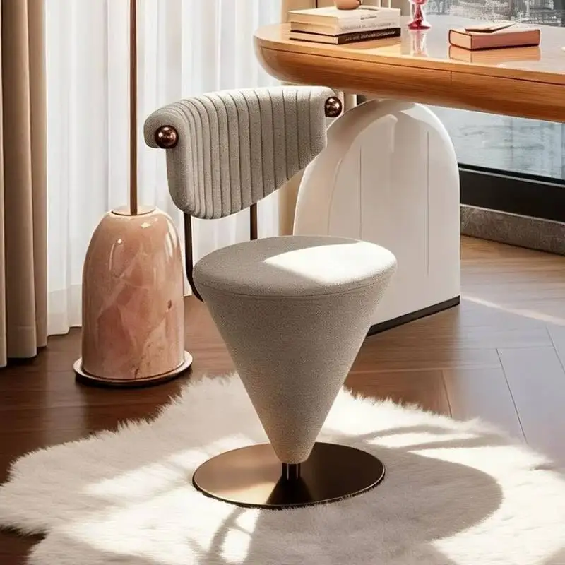 Adult Beige Makeup Vanity Chair Nordic Upgrade Cute Cream Makeup Vanity Chair White Comfy Sillas De Tocador Furniture Home