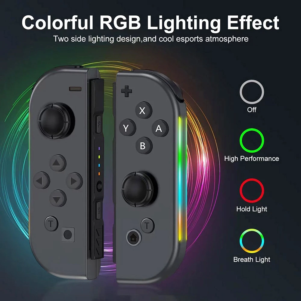 Wireless Bluetooth Gamepad For Nintendo Switch/Lite/OLED Game Joystick Dual Vibration Joycons Turbo Remote Controller L/R Joypad