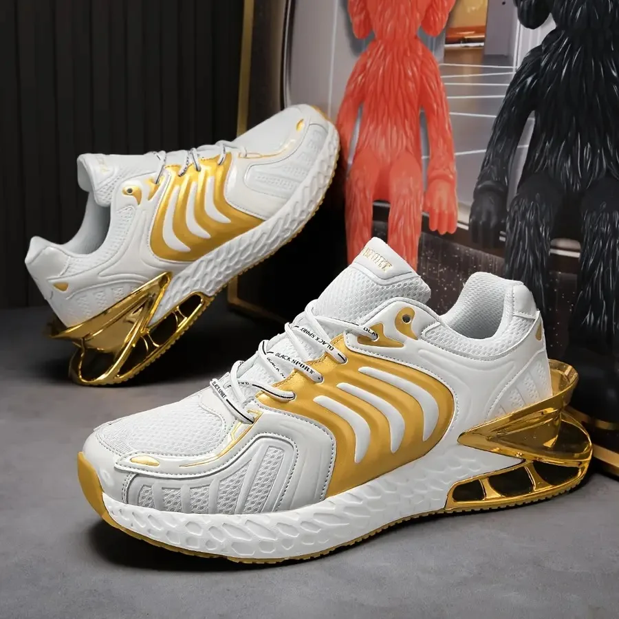 

Кроссовки PS Blade Fashion Casual: гальванизированный ТПУ, высокоэластичная подошва MD, зеркальный верх, новинка 2025 года